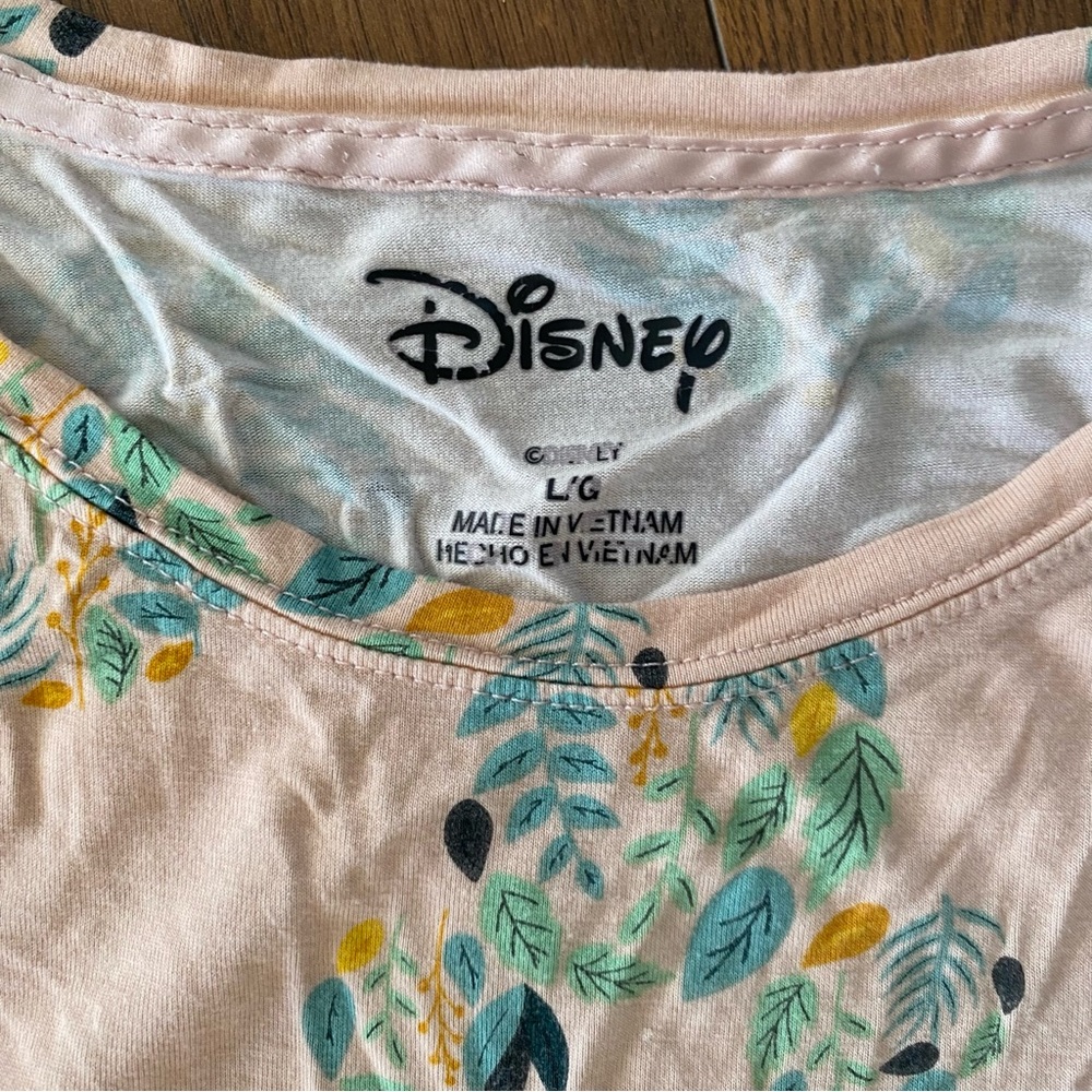 Disney Womens 2 Piece Capri Pajama Set size Large - Picture 9 of 10